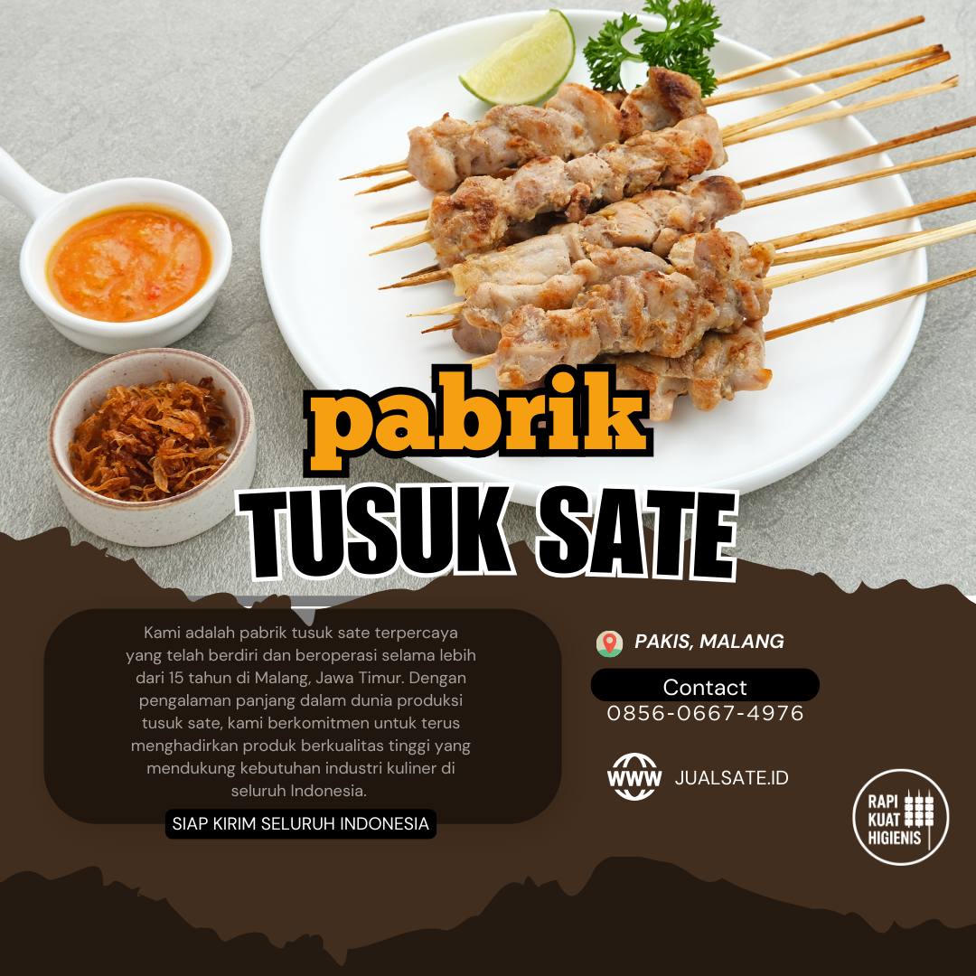 “Di Surabaya, Dagangan Boleh Sama, Tapi Tusuk Sate Bisa Jadi Pembeda”