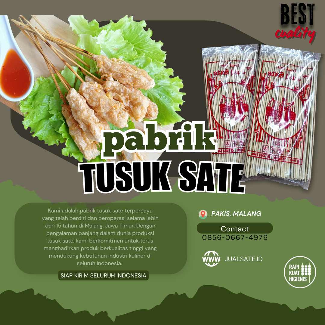 Tusuk Sate Kambing di Surabaya: Rahasia Kecil yang Bikin Dagangan Makin Jos